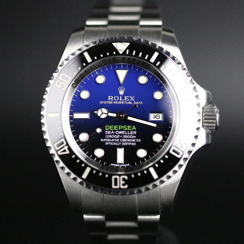 2014 Rolex 116660 Deepsea D-Blue Dial with Box & Papers