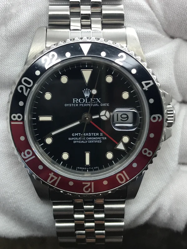 Rolex GMT Master II Coke 16710 Black Dial Automatic Men's Watch