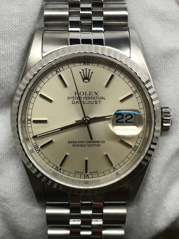 Rolex Datejust 36 16234 Silver Dial Automatic Watch