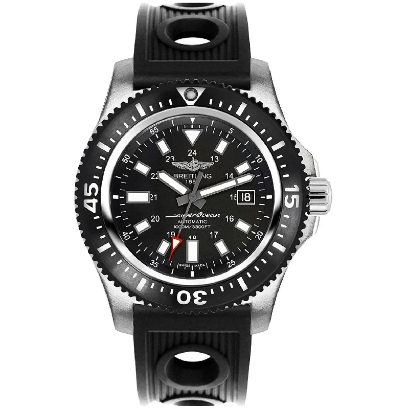 Breitling Men's Y1739310-BF45-200S Superocean 44 Special  Black Rubber Watch