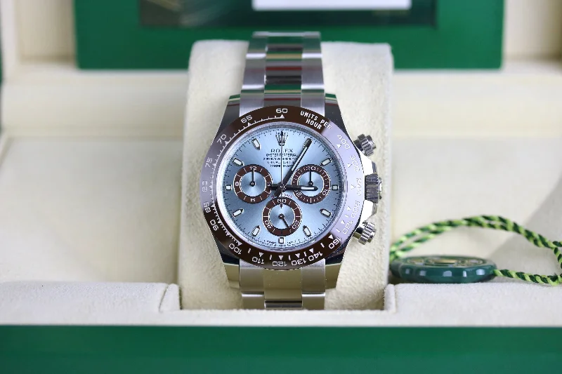 2022 Rolex 116506 Daytona Ice Blue with Box & Papers