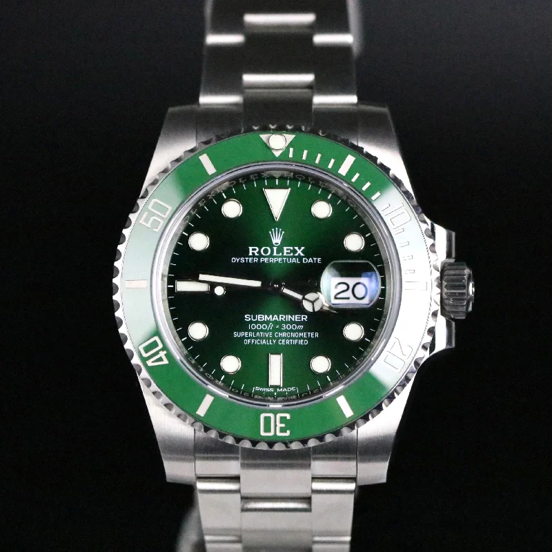 2019 Rolex 116610LV Green Submariner "Hulk" with Box & Papers