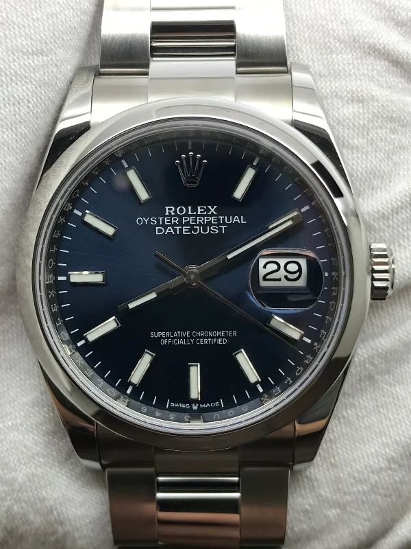 Rolex Datejust 36mm 126200 Blue Dial Automatic Watch