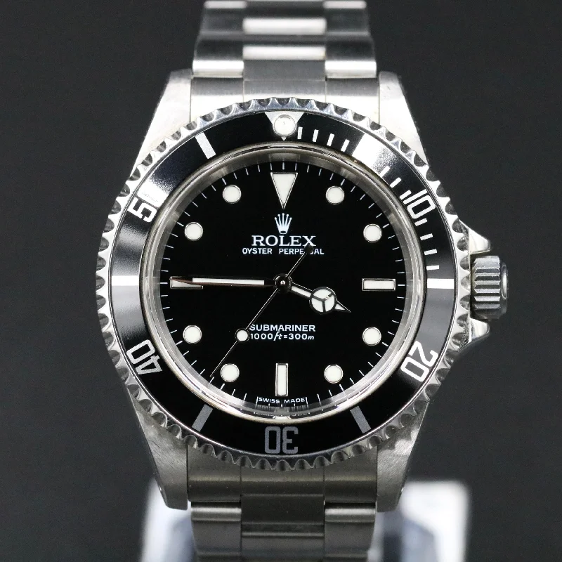 2005 Rolex 14060M No Date Submariner with Papers