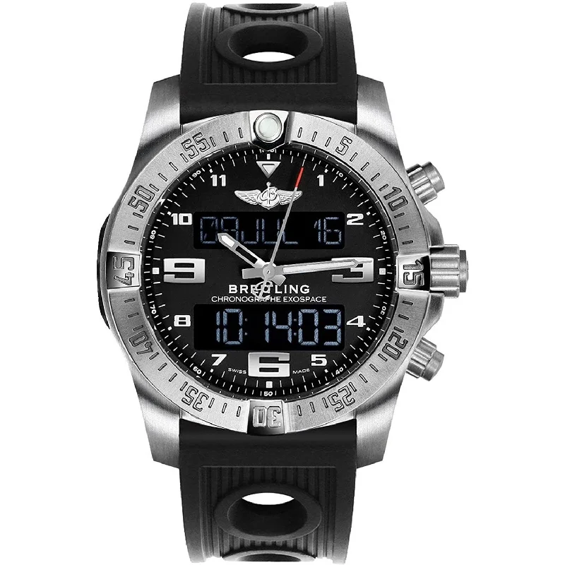 Breitling Men's EB5510H1-BE79-201S Exospace  Black Rubber Watch