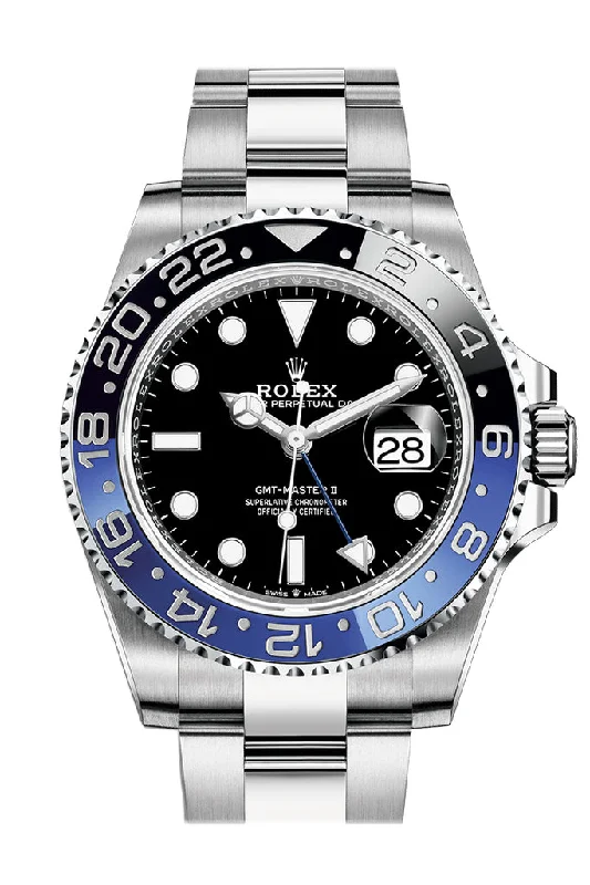 Rolex GMT-Master II Batman Black and Blue Bezel Men's Watch 126710BLNR 126710