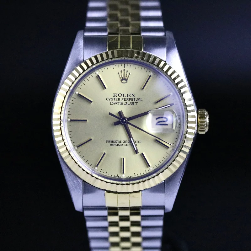 1987 Rolex 16013 Datejust 36mm with Box & Papers