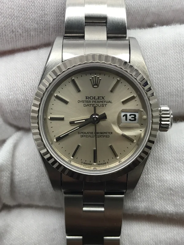 Rolex Datejust 26mm 69174 Silver Dial Automatic Women's Watch