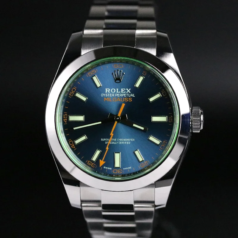 2022 Rolex 116400GV Milgauss "Z-Blue" with Box & Papers