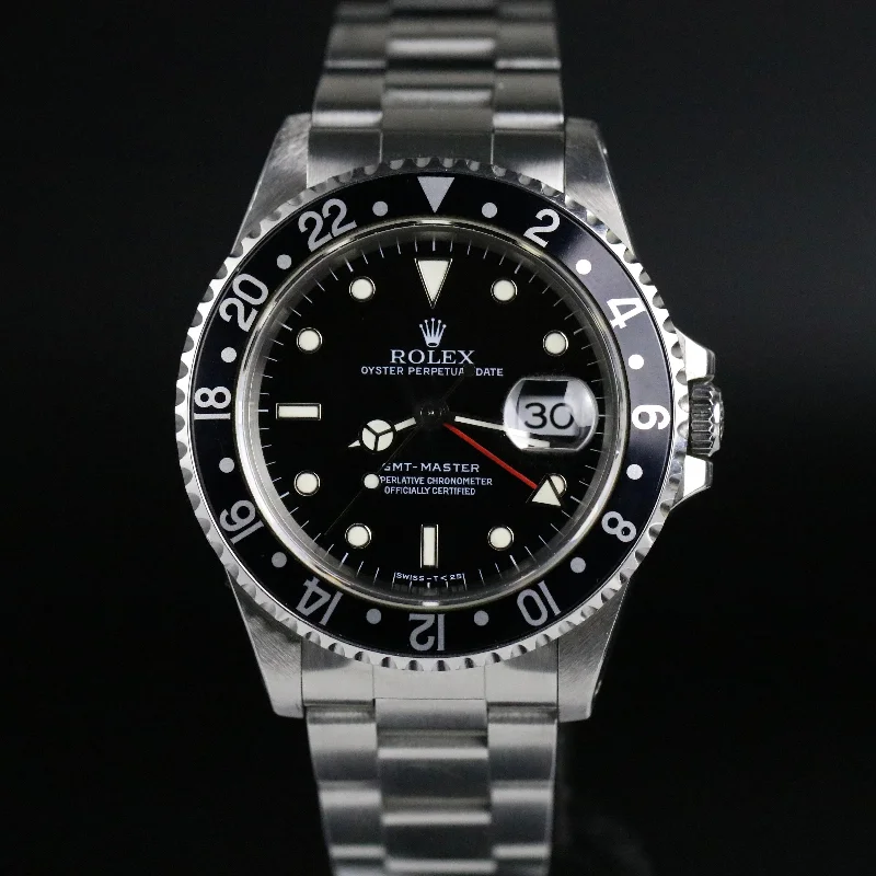 1997 Rolex 16700 GMT-MASTER II with Box & Papers