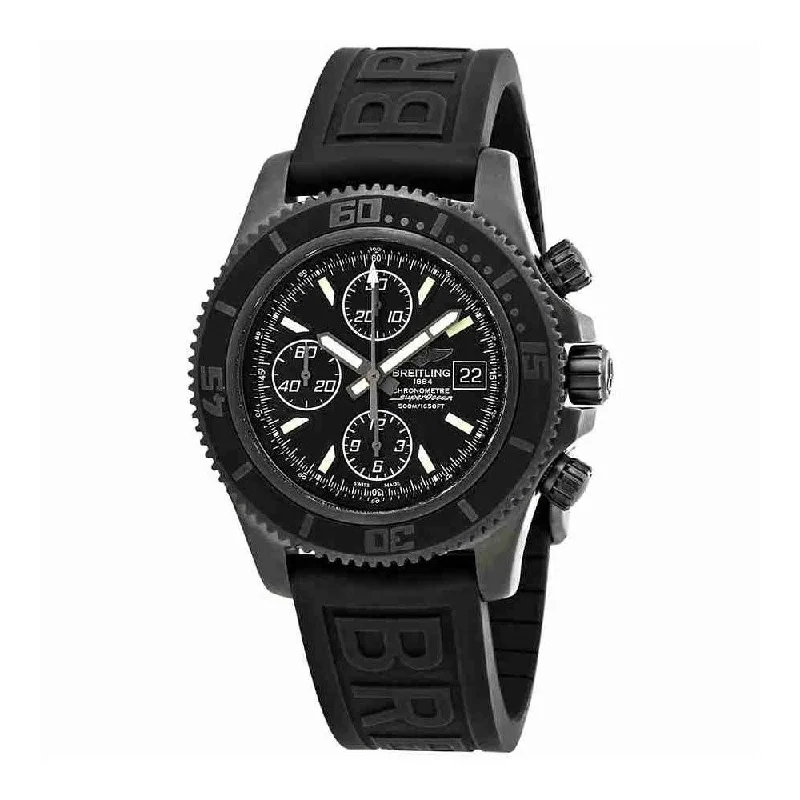 Breitling Men's M13341B7-BD11-153S Superocean Chronograph II Chronograph Black Rubber Diver Pro III Watch