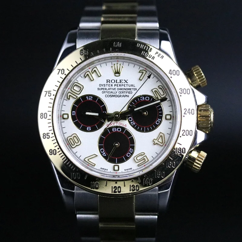 2008 Rolex 116523 Daytona White Racing Dial with Box & Papers