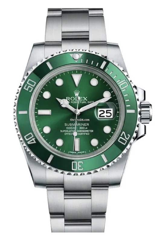 Replica ROLEX SUBMARINER GREEN DIAL 116610LV