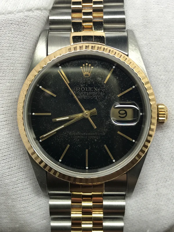 Rolex Datejust 36mm 16233 Black Dial Automatic Watch