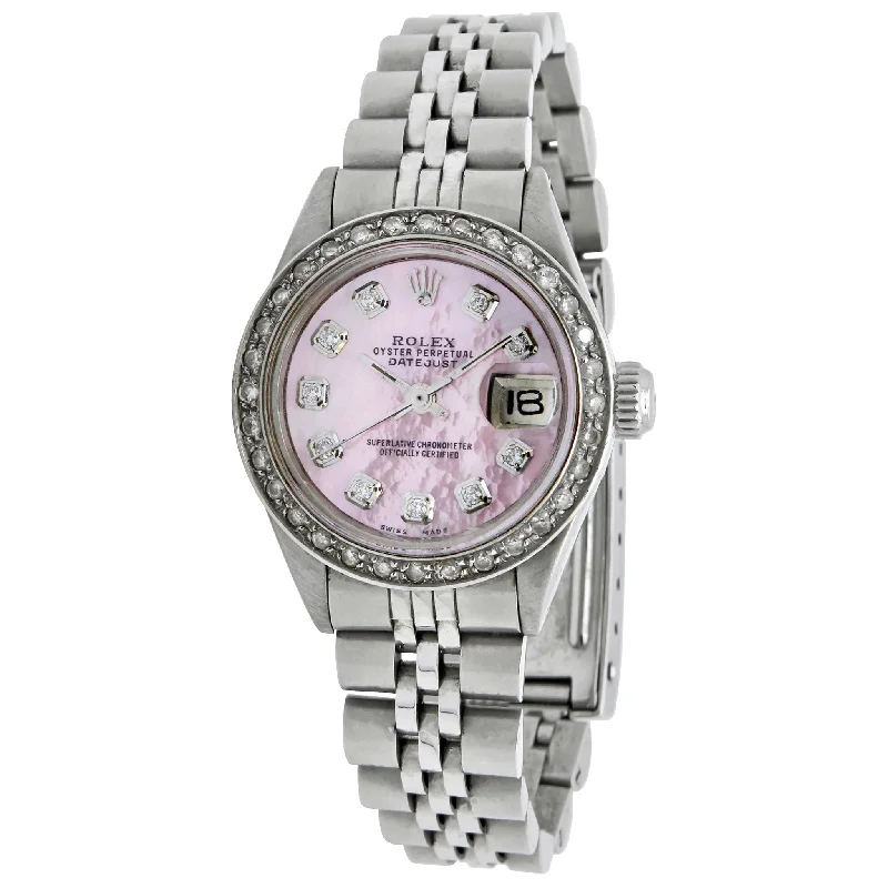 Rolex Datejust 6916 Pink Dial Automatic Women's Watch