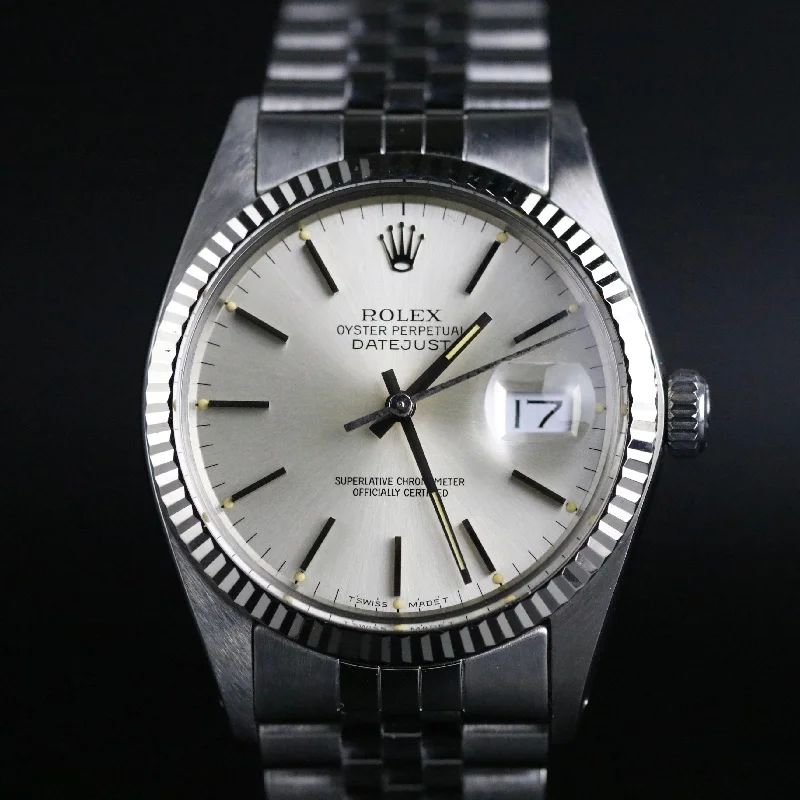 1985 Rolex 16014 Datejust 36mm with Box & Papers