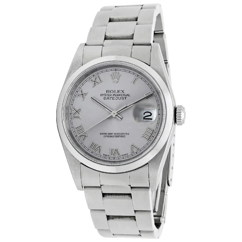 Rolex Datejust 36mm 16200 Silver Dial Automatic Watch