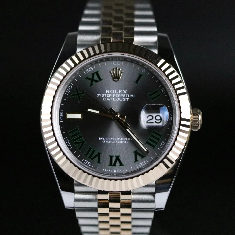 2023 Rolex 126331 Datejust 41mm Wimbledon Complete Set