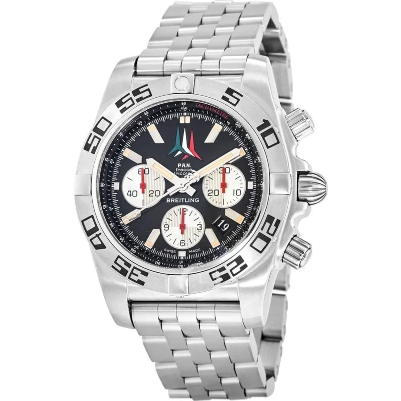 Breitling Men's AB01104D-BC62-375A Chronomat 44 Chronograph Stainless Steel Watch