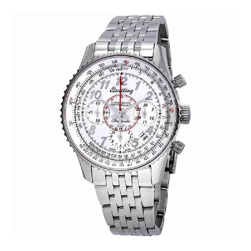 Breitling Men's AB013112-G735-448A Montbrillant 01 Chronograph Stainless Steel Watch