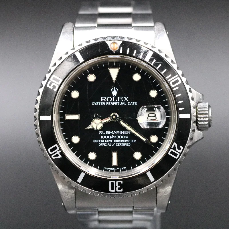 1984 Rolex 16800 Submariner Spider Dial