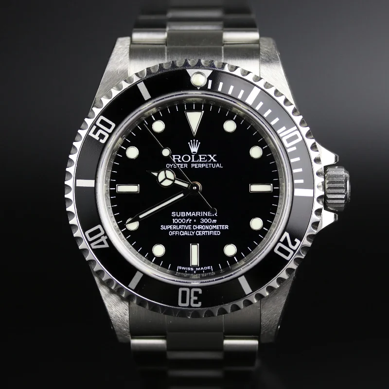 2006 Rolex 14060M No-Date Submariner Inner Bezel Engraved