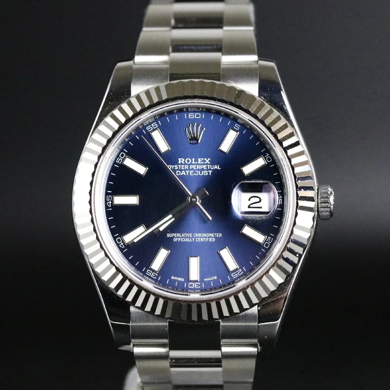 2016 Rolex 116334 Datejust Ⅱ Blue Dial with Box & Papers