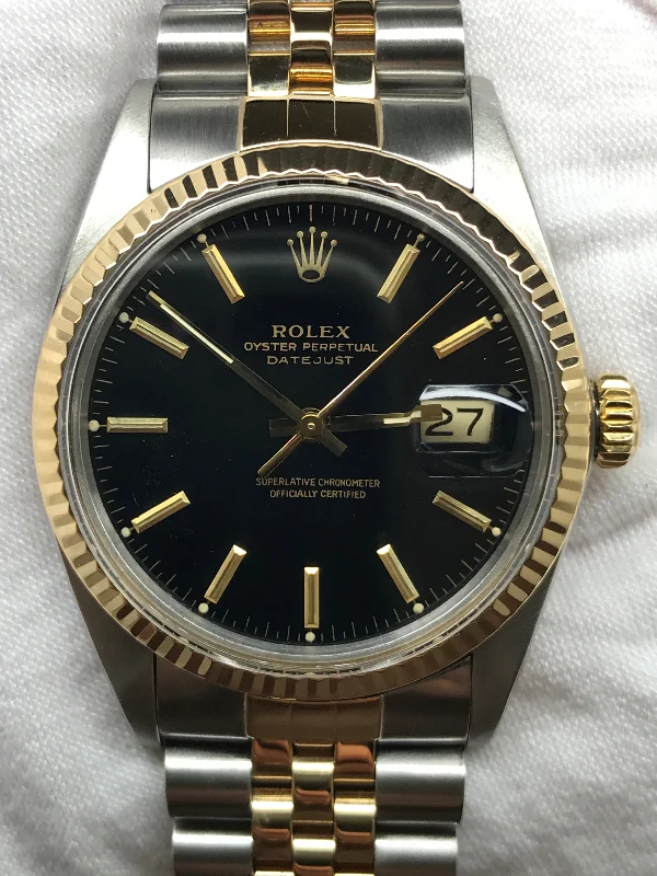 Rolex Datejust 36mm 16013 Black Dial Automatic Watch