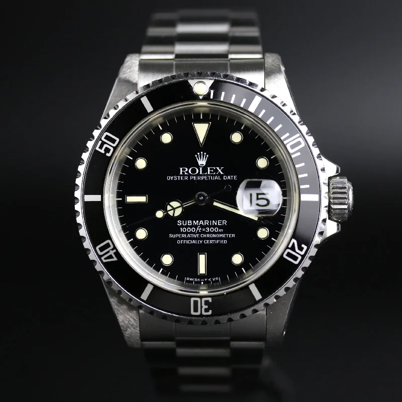 UNPOLISHED 1989 ROLEX 16610 Submariner