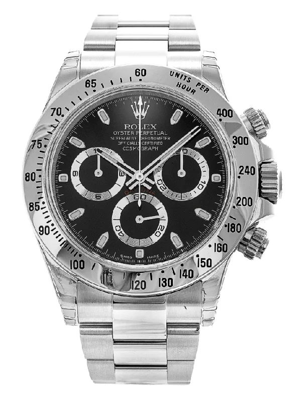 Replica Rolex Daytona - Silver/Black