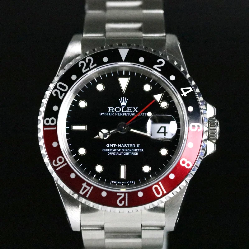 1996 Rolex 16710 GMT-MASTER II "Coke" with Box & Papers