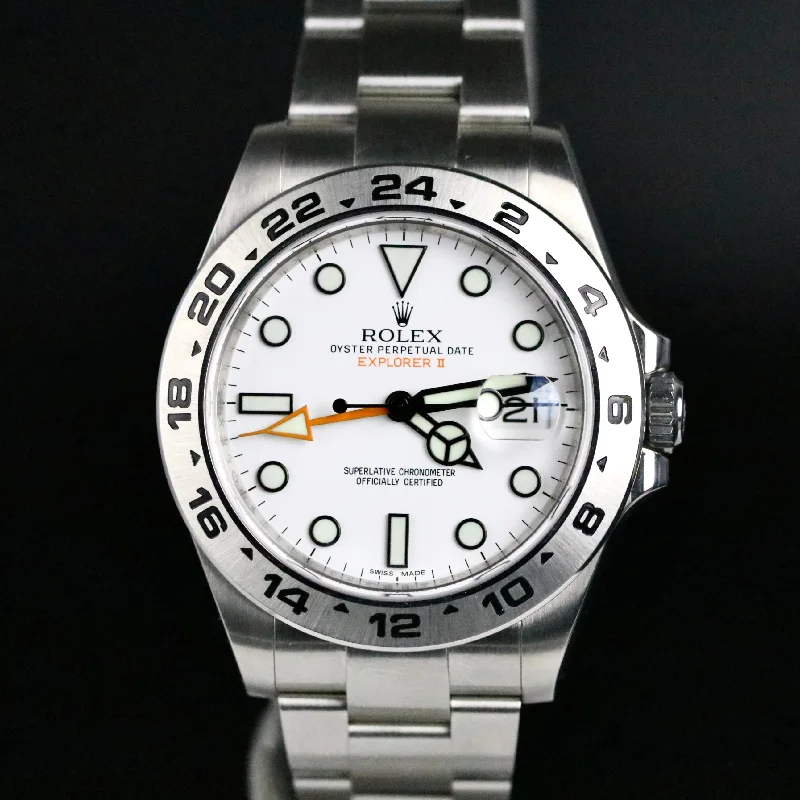 2013 Rolex 216570 Explorer II 42mm "Polar" with Box & Papers