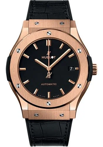 Hublot Classic Fusion King Gold Watch - 45 mm - Black Dial-511.OX.1181.LR