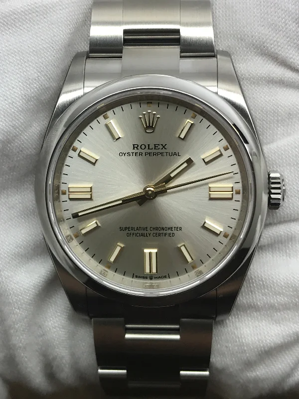 Rolex Oyster Perpetual 36mm 126000 Silver Dial Automatic Watch