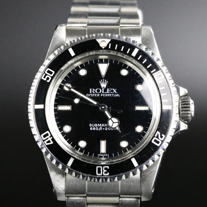 1987 Rolex 5513 No-Date Submariner Serviced Dial, Serviced Hands with RSC