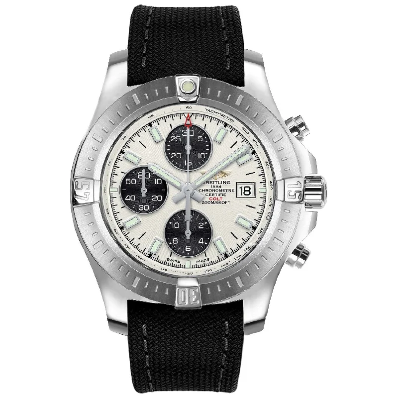 Breitling Men's A1338811-G804-101W Colt Chronograph Black Canvas Watch