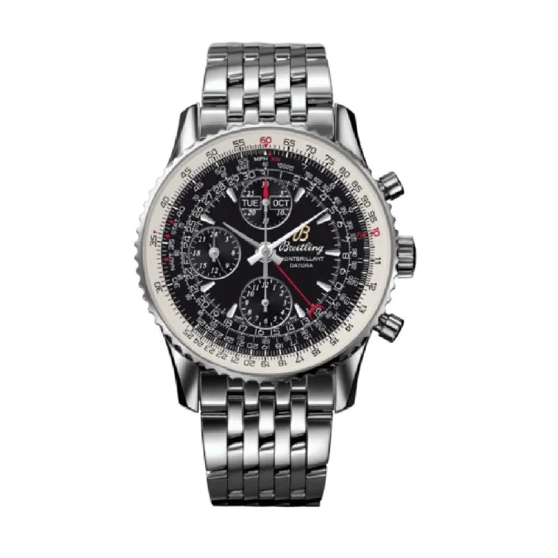 Breitling Men's A2133012-BB58-441A Montbrillant Datora Chronograph Stainless Steel Watch