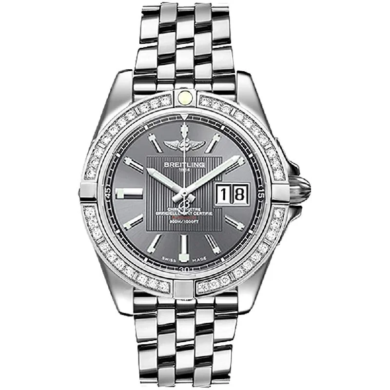 Breitling Men's A49350LA-F549-366A Galactic 41 Stainless Steel Watch