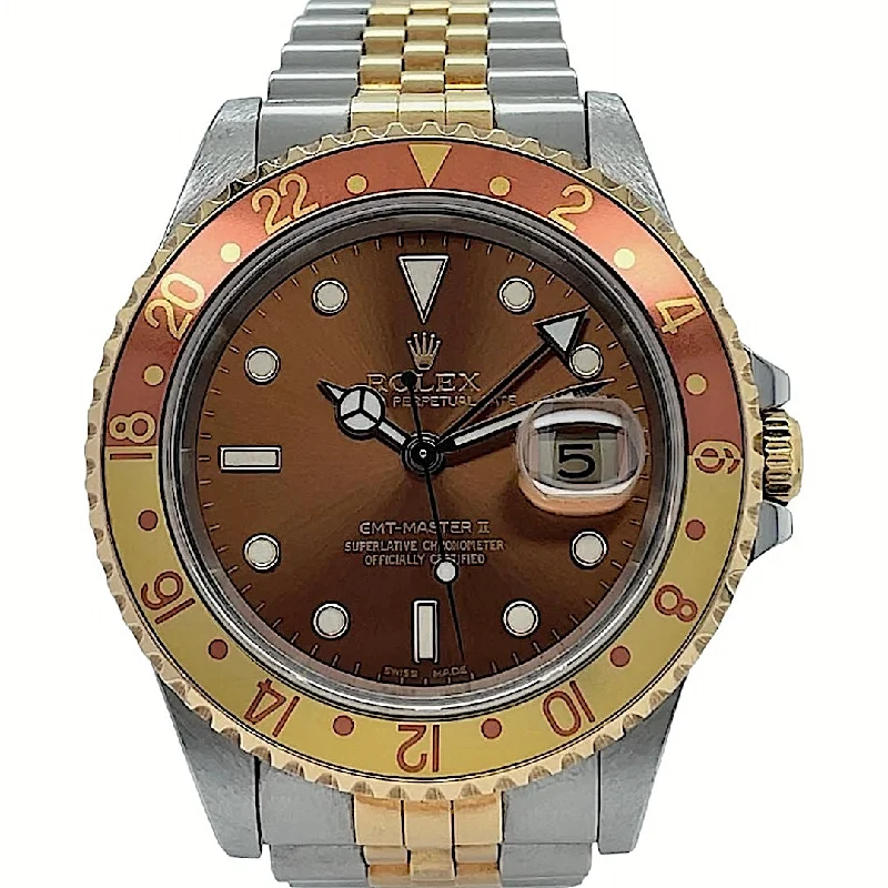 Rolex, GMT-Master II Root Beer Two Tone Jubilee, Ref. 16713