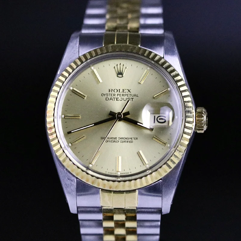 1987 Rolex 16013 Datejust 36mm with Box & Papers