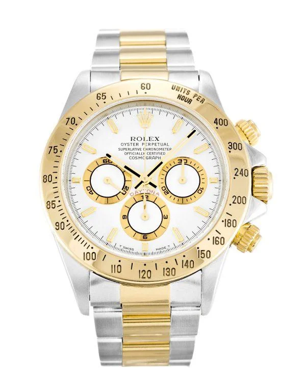 Replica Rolex Daytona SIlver/Gold 16523