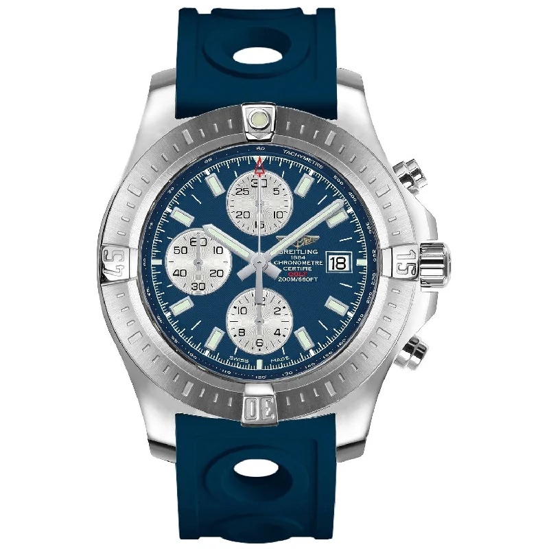 Breitling Men's A1338811-C914-228S Colt Chronograph Blue Rubber Watch