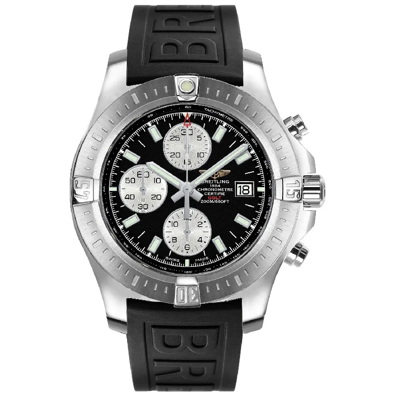 Breitling Men's A1338811-BD83-152S Colt Chronograph Black Rubber Diver Pro III Watch