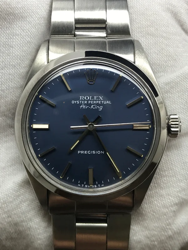 Rolex Air-King 5500 Blue Dial Automatic Watch