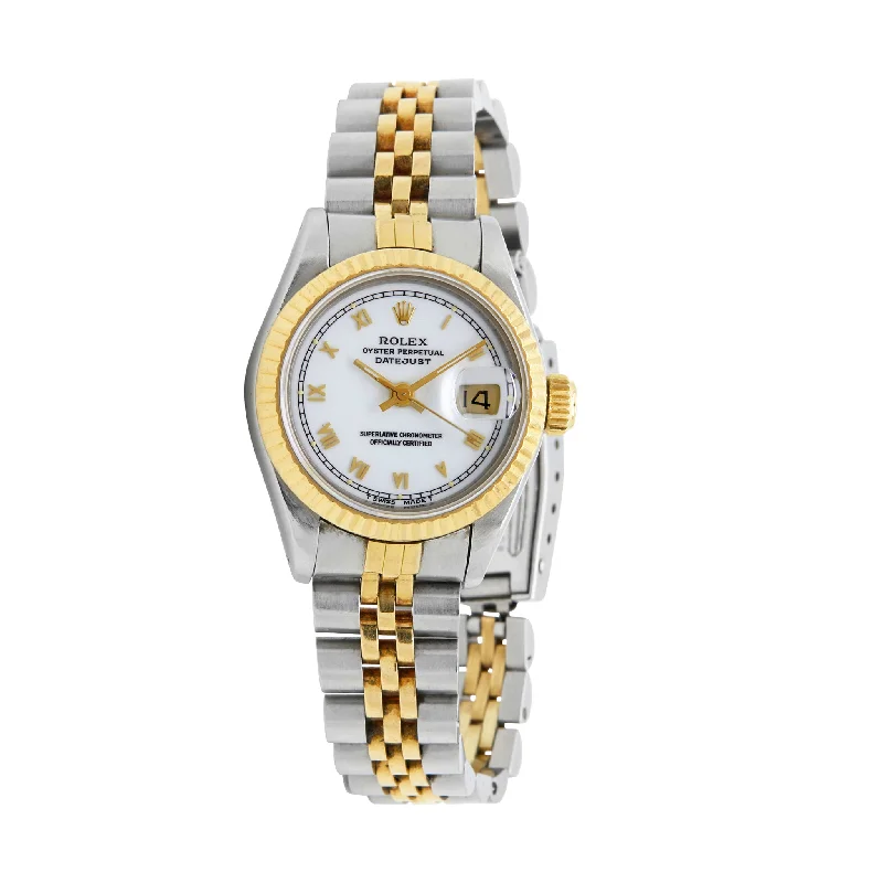 Rolex Datejust 26mm 69173 White Dial Automatic Women's Watch