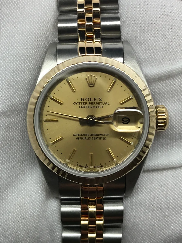 Rolex Datejust 26mm 69173 Champagne Dial Automatic Women's Watch