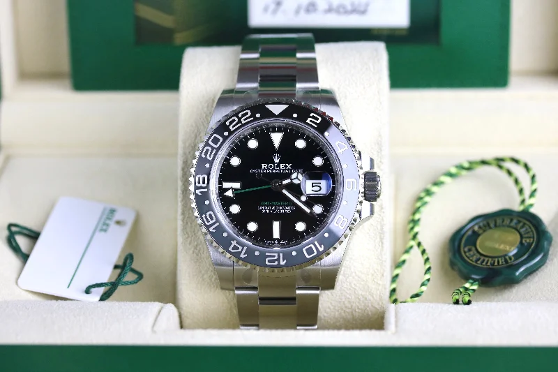 UNWORN 2024 ROLEX 126710GRNR GMT-MASTER II Bruce Wayne with Box & Papers