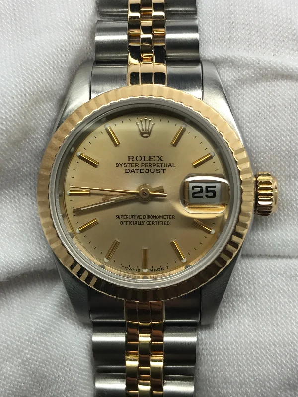 Rolex Datejust 26mm 69173 Champagne Dial Automatic Women's Watch