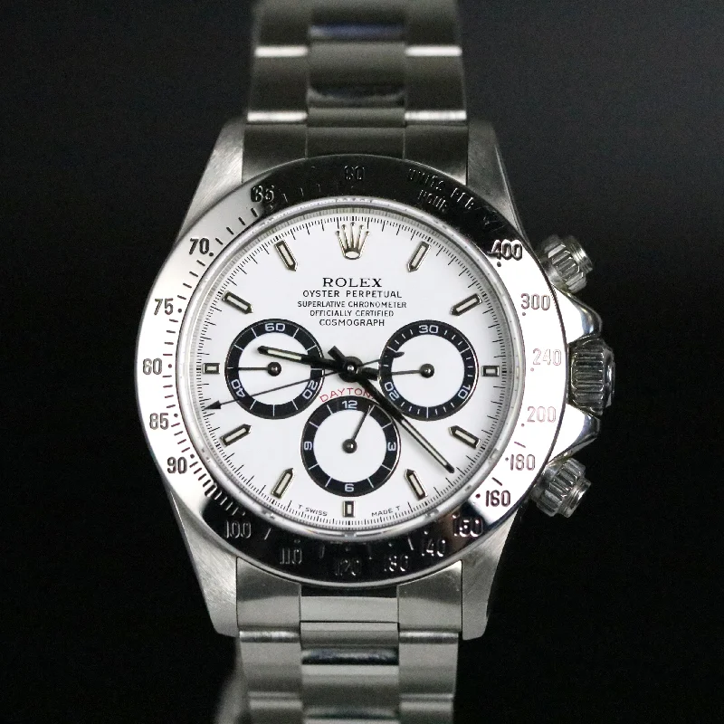 1994 Rolex 16520 Daytona Zenith Movement White Dial Service Hands with Box