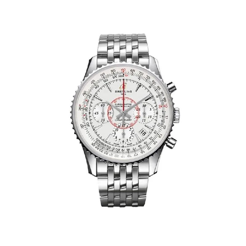 Breitling Men's AB013012-G709-448A Montbrillant 01 Chronograph Stainless Steel Watch